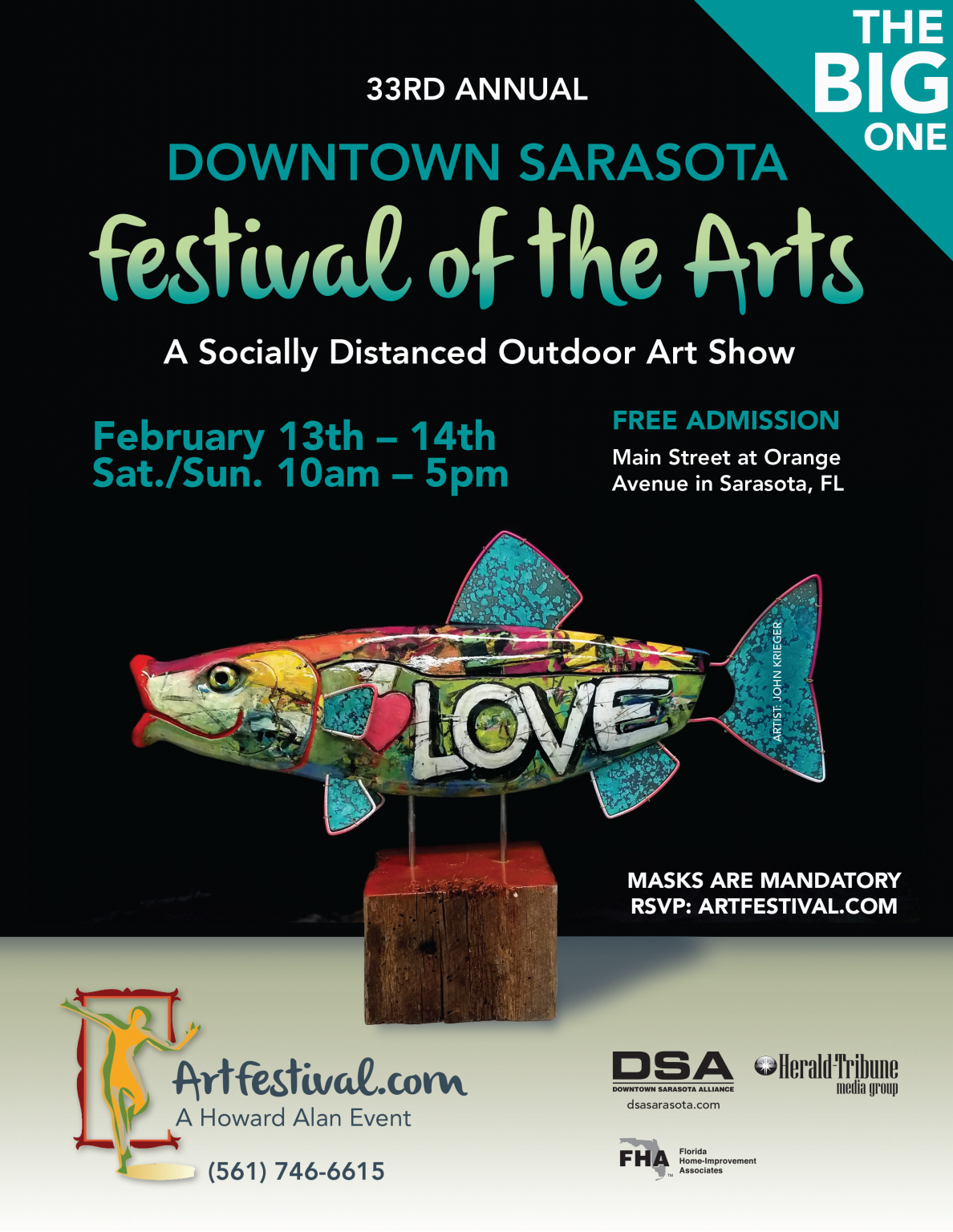 33rd Annual Downtown Sarasota Festival of the Arts February 13 14